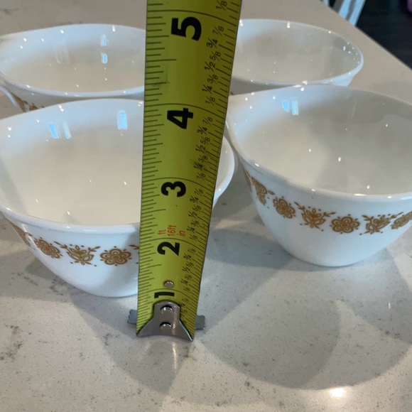 Vintage Corelle Set of 4 Golden Butterfly Hook Handle Coffee/Tea//Mugs - Picture 5 of 8